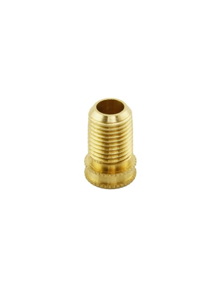 Presta Adaptor Valve 14mm Alloy Gold.
